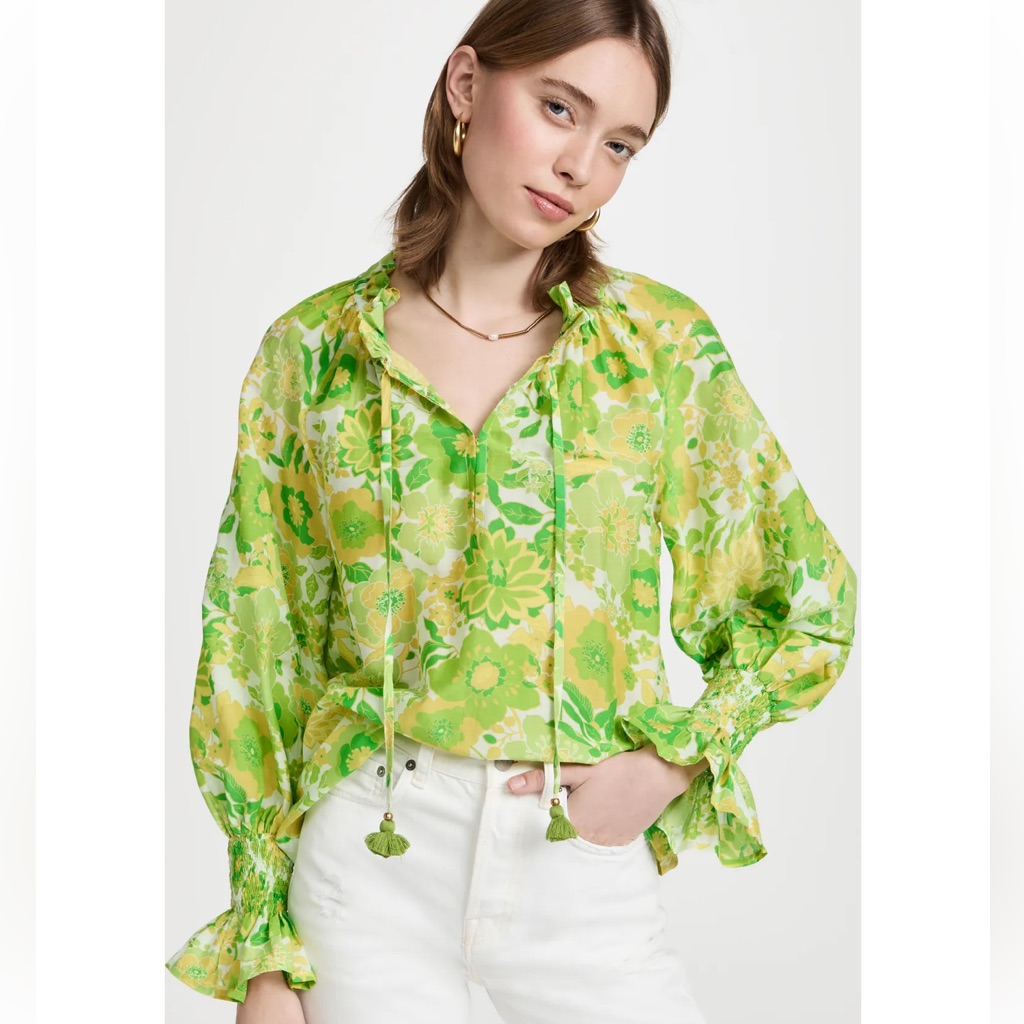 Figue Lianna Peasant Top - Xs